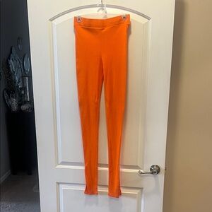 naked wardrobe Orange Ribbed Top